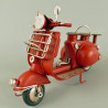 Scooter Motorroller Vespa Blechmodell rot 17cm