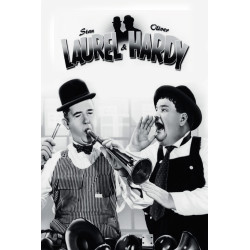 Dick & Doof - Stan Laurel & Oliver Hardy - Fanfare Blechschild