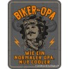 Blechschild Biker Opa - RAHMENLOS® 3806