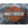 Harley-Davidson Blechschild Diamond Plate - Nostalgic-Art