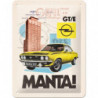 Opel Blechschild Manta GT - Nostalgic-Art