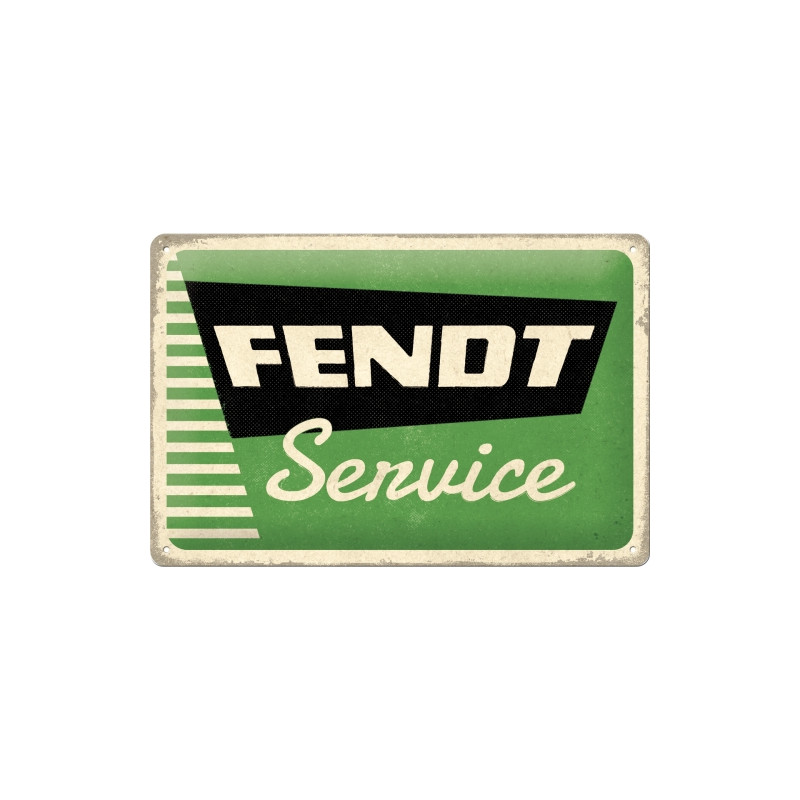 Fendt Service Blechschild - Nostalgic-Art