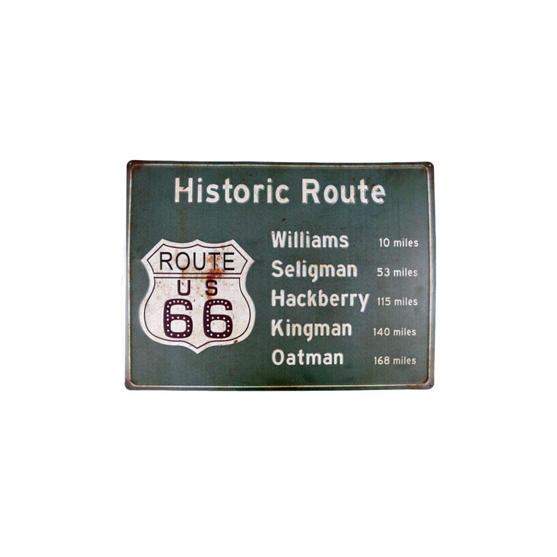 Blechschild Straßenschild Historic Route 66