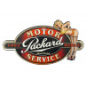 Blechschild Packard Motor Service Pin Up Girl