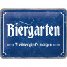 Biergarten Blechschild - Nostalgic-Art