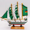 Modellschiff Alexander von Humboldt Schiffsmodell aus Holz - 16 cm