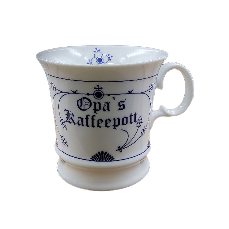 Opas Kaffeepott Indisch Blau Kaffeetasse Teetasse