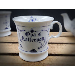 Opas Kaffeepott Indisch Blau Kaffeetasse Teetasse