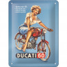 Ducati Blechschild Cilindrata - Nostalgic-Art