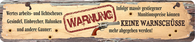 Straßenschild arbeits- und lichtscheues Gesindel - 46x10 cm