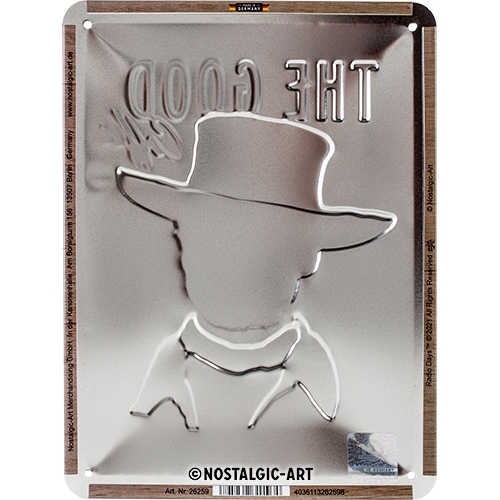 Blechschild Clint Eastwood The Good Coffee - Nostalgic-Art - 15x20 cm