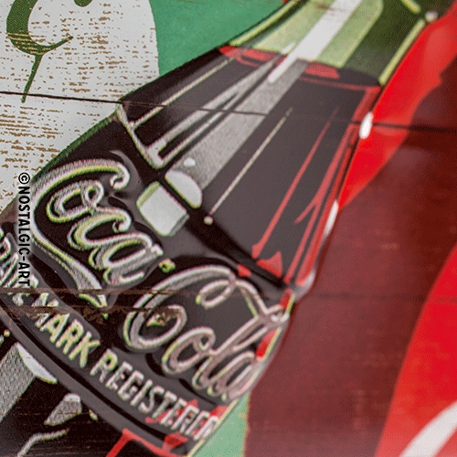 Blechschild Coca Cola Delicious Refreshing - Nostalgic-Art - 20x30 cm