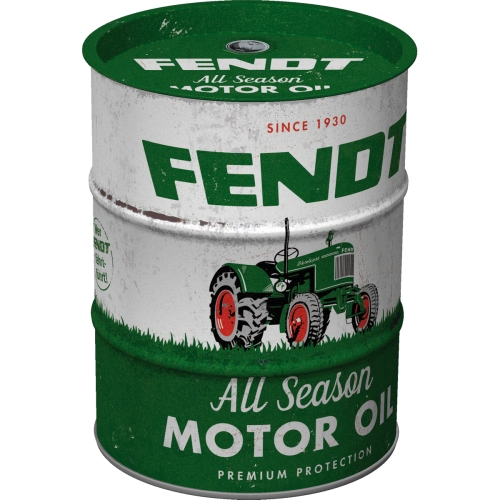 Spardose Fendt Ölfass - Nostalgic-Art - Ø 9,3 cm x 11,7 cm