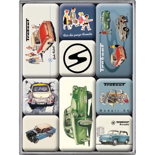 Kühlschrank-Magnet-Set Trabant - Nostalgic-Art