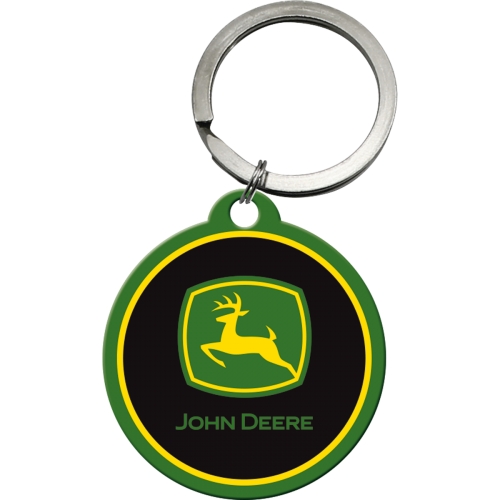 John Deere Schlüsselanhänger - Nostalgic-Art - Ø 4 cm