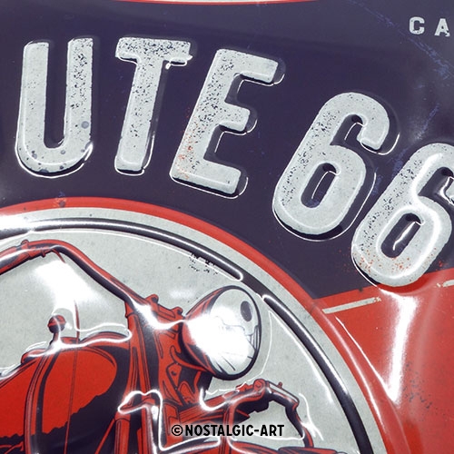Blechschild Route 66 Motor Oil - Nostalgic-Art - 20x30 cm