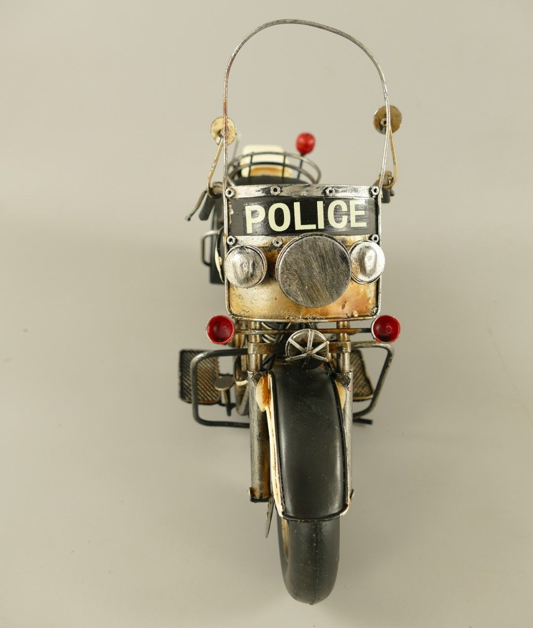 Motorrad Police Harley Blechmodell - 35 cm