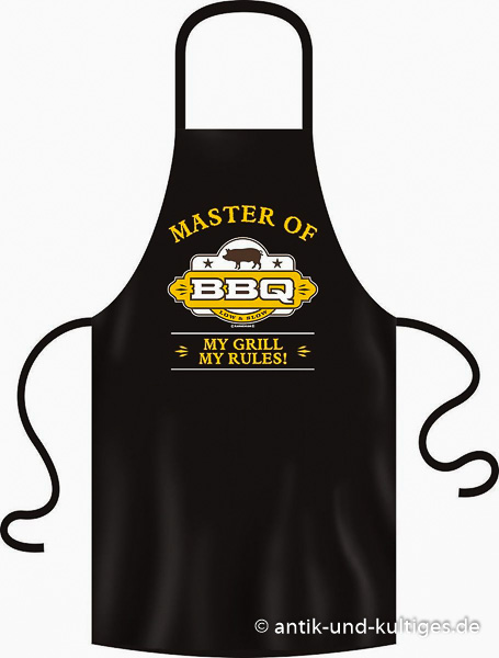 Grillschürze Master of BBQ Kochschürze - RAHMENLOS®