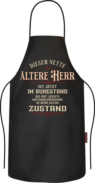 Grillschürze Dieser nette ältere Herr Kochschürze - RAHMENLOS®