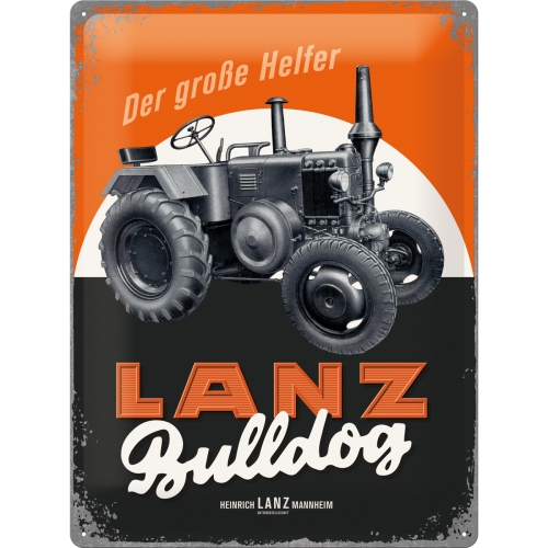 Lanz Traktor Blechschild - Nostalgic-Art - 30x40 cm