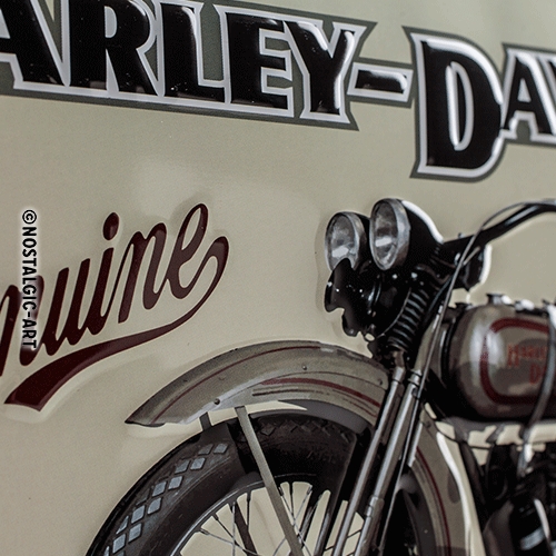 Blechschild Harley-Davidson Flathead - Nostalgic-Art - 20x30 cm