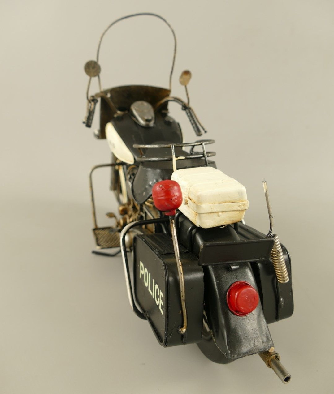 Motorrad Police Harley Blechmodell - 35 cm