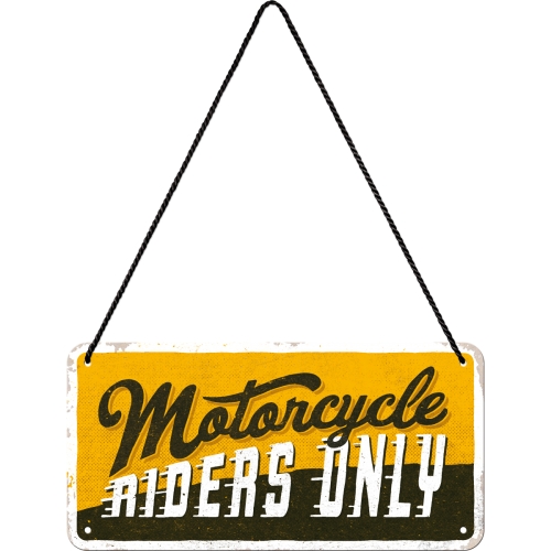 Hängeschild Motorcycle - Nostalgic-Art - 20x10 cm