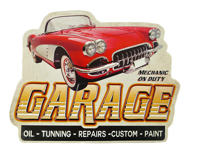 Blechschild Garage Oil Tunning Repair - 37x30 cm
