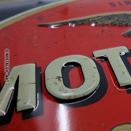 Moto Guzzi Blechschild Logo Motorcycles - Nostalgic-Art - 20x30 cm