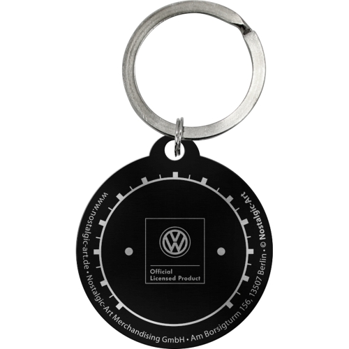 Schlüsselanhänger VW Tacho - Nostalgic-Art - Ø 4 cm