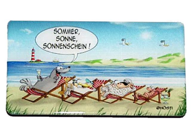 Kühlschrank-Magnet Sommer Hösti - 8x5 cm