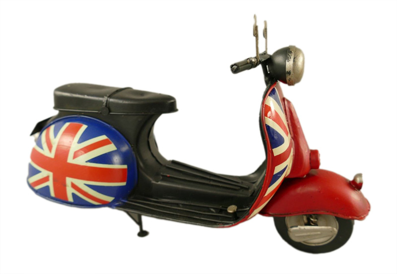 Scooter Motorroller Vespa Blechmodell - 30 cm