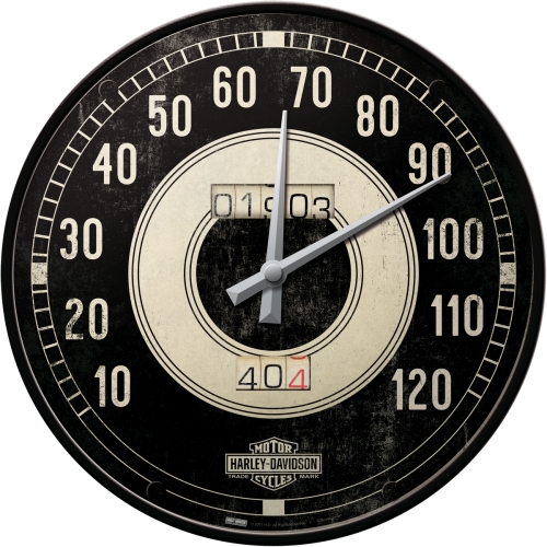 Wanduhr Harley-Davidson Tacho - Nostalgic-Art - Ø 31 cm
