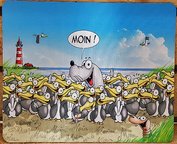 Hösti Mousepad Robbi Moin - 22x18 cm