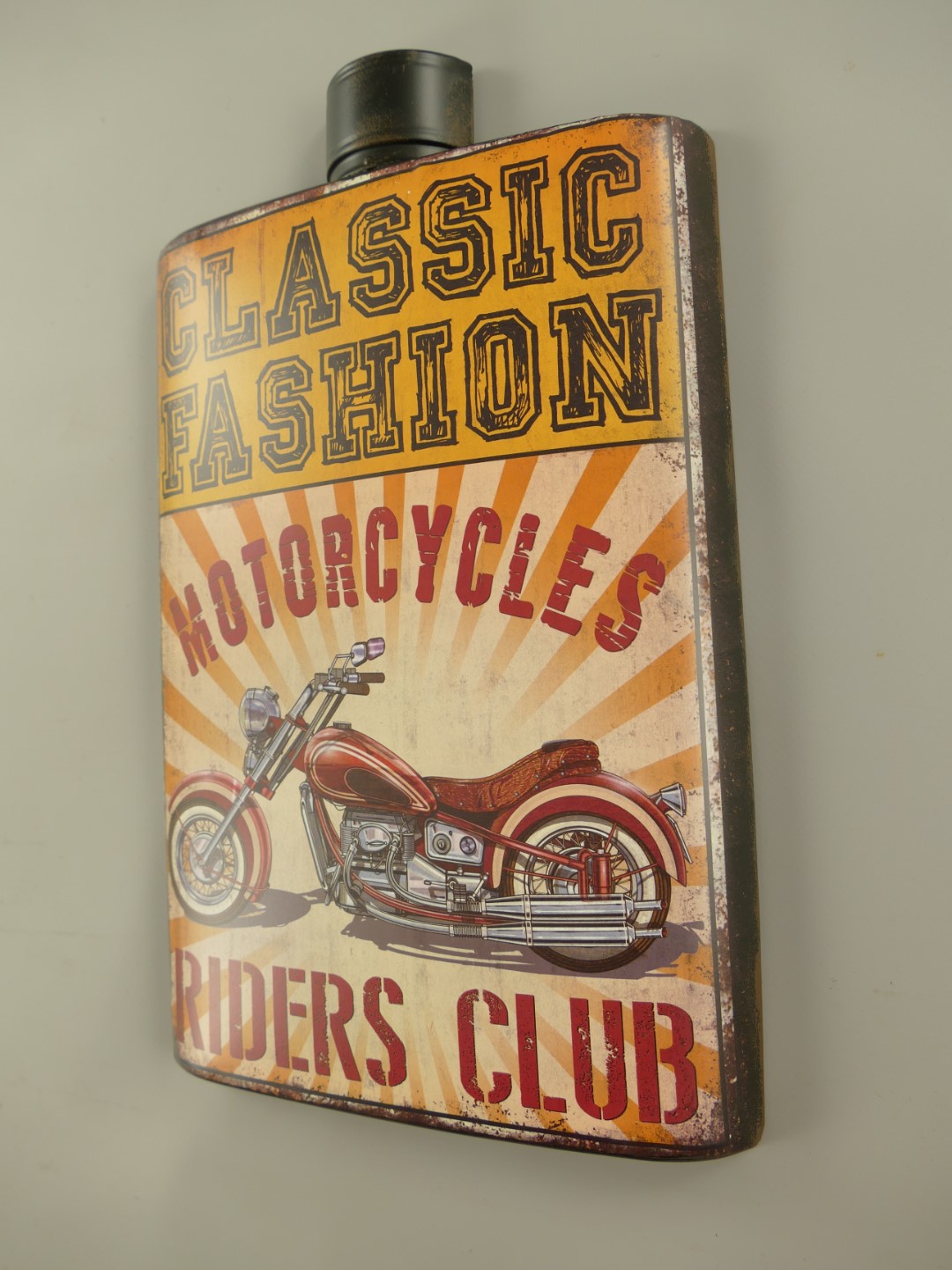 Blechschild Kanister Motorcycles Riders Club - 24x50 cm