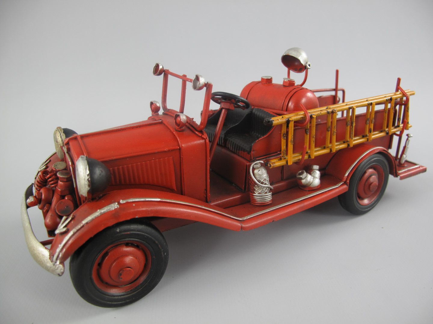Feuerwehrauto Oldtimer Blechmodell - 25 cm