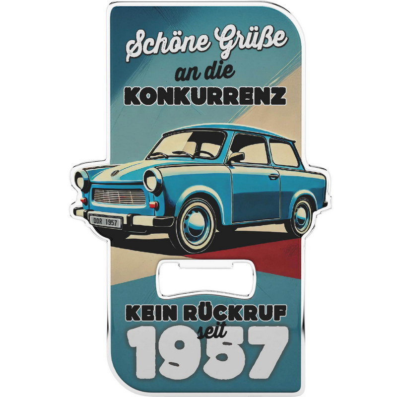 Trabant Flaschenöffner - ca. 12x6 cm