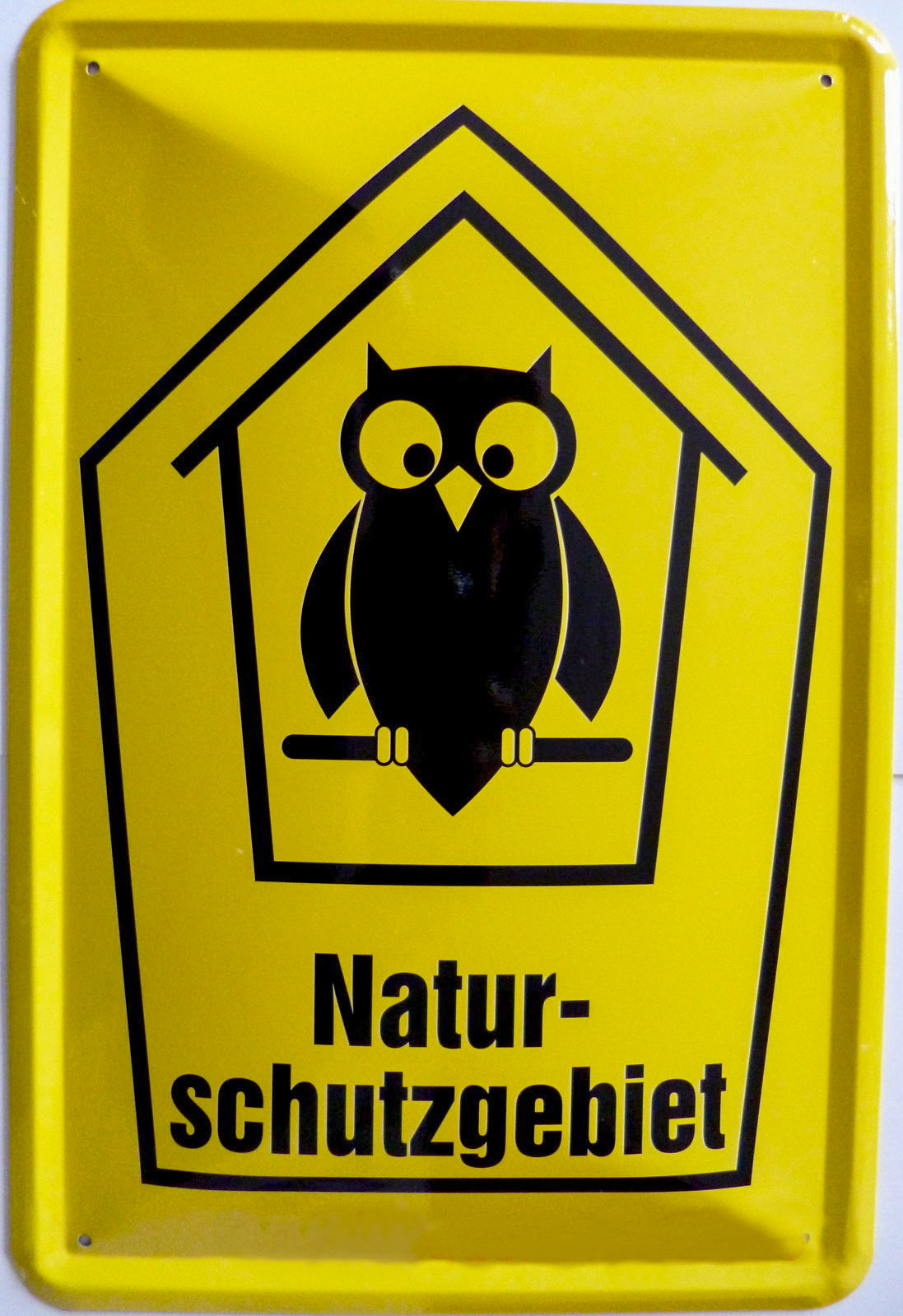 Blechschild Naturschutzgebiet - 20x30 cm