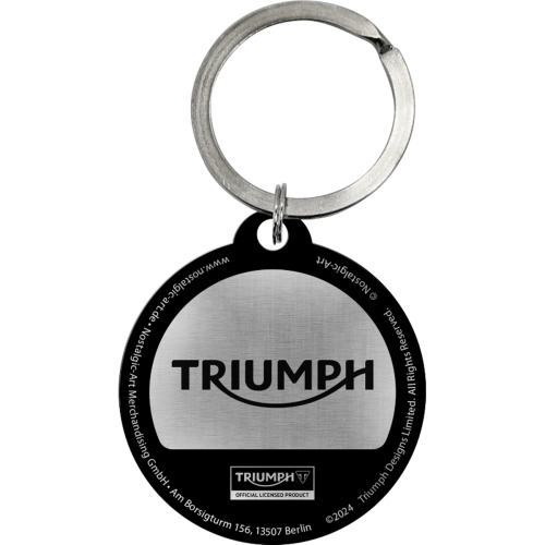 Triumph Schlüsselanhänger - Nostalgic-Art - Ø 4 cm