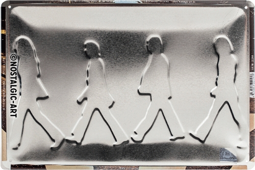 Blechschild Beatles Abbey Road - Nostalgic-Art - 20x30 cm