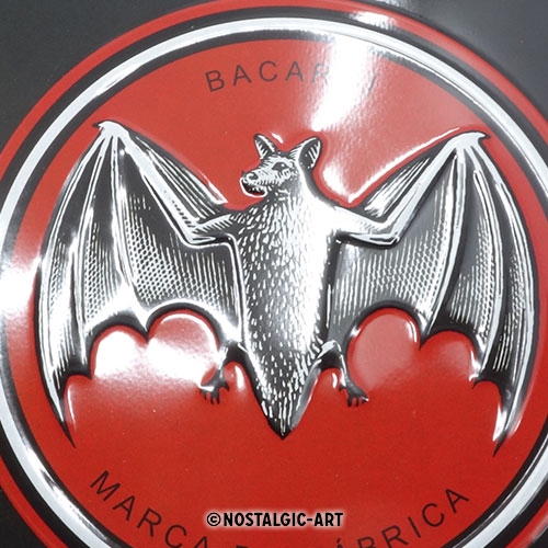 Bacardi Blechschild - Nostalgic-Art - 20x30 cm