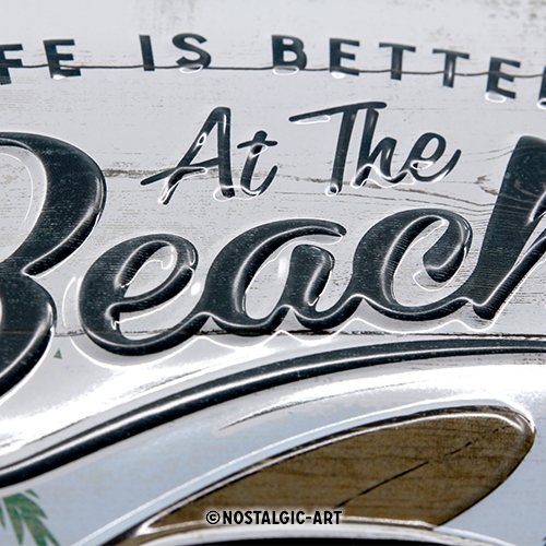 Blechschild VW Bulli Beach - Nostalgic-Art - 20x30 cm
