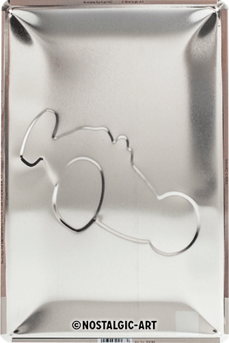 Nostalgic‑Art Blechschild 20x30 cm zum Audi AvD Oldtimer Grand Prix, im Retro‑Look gestaltet.