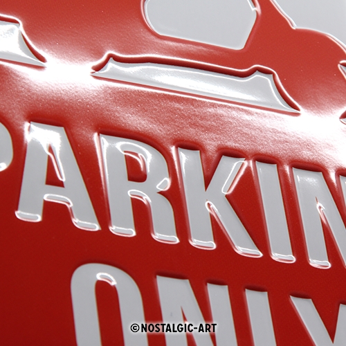 Blechschild Vespa Parking Only - Nostalgic-Art - 20x30 cm