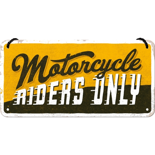 Hängeschild Motorcycle - Nostalgic-Art - 20x10 cm