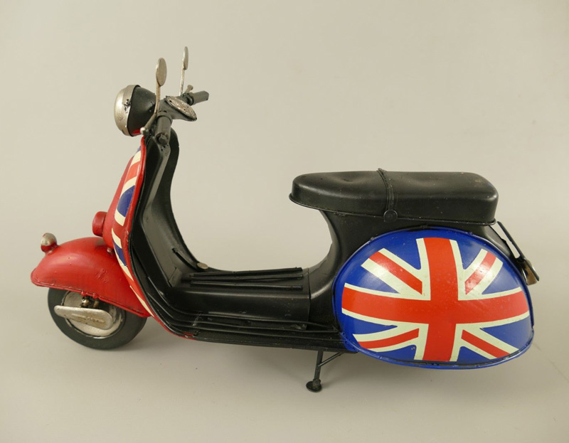 Scooter Motorroller Vespa Blechmodell - 30 cm