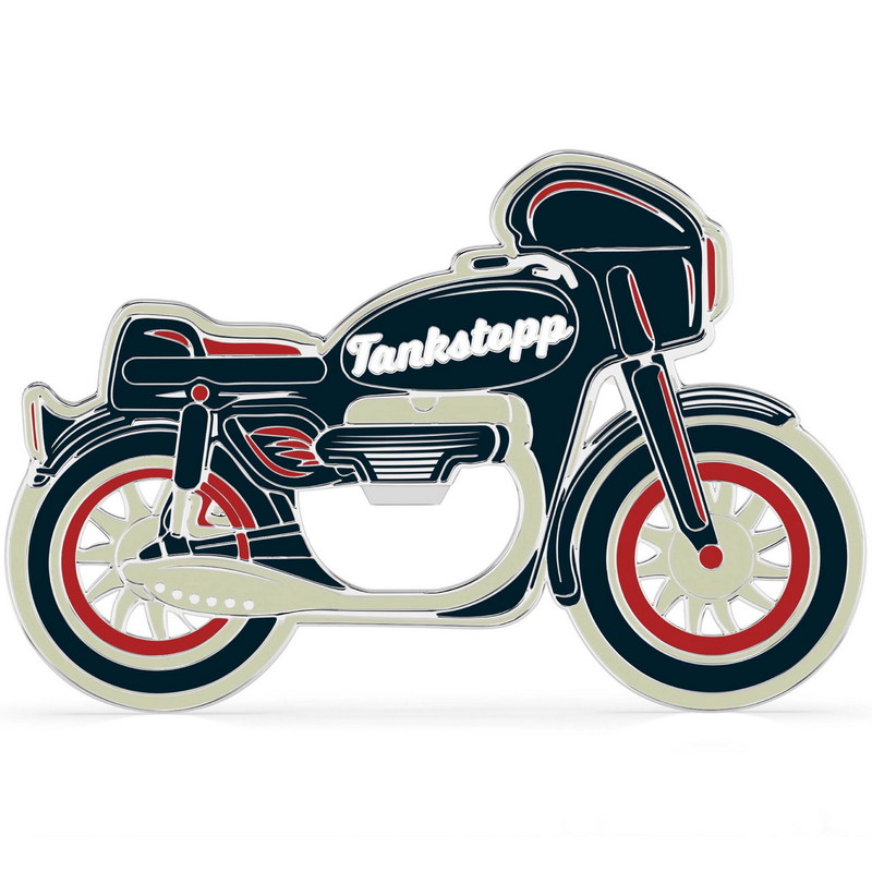 Motorrad Flaschenöffner - 13x8 cm