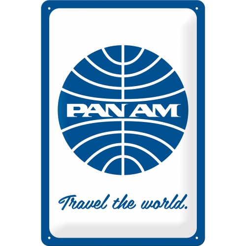 Pan Am Blechschild - Nostalgic-Art - 20x30 cm