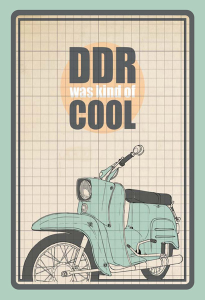 Blechschild Schwalbe Motorroller Nostalgie - 20x30 cm