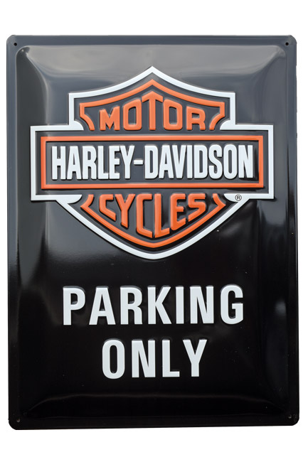 Blechschild Harley-Davidson Parking Only - Nostalgic-Art - 30x40 cm